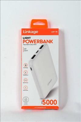 Linkage Powerbank 5000 Mah Çift Usb Girişli Lkp-19